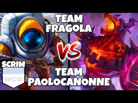 SCRIM CONTRO IL TEAM DI PAOLOCANONNE W/ BCS TEAM - League of Legends ITA #3866