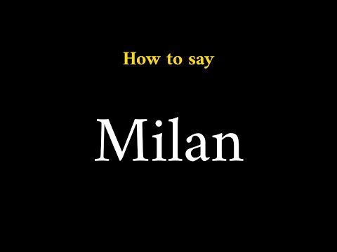 How to Pronounce Milan (City Name)
