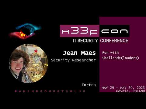 13. Fun with Shellcode(loaders) by Jean Maes