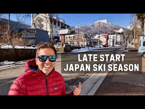 Japan Ski Season Later Start Than Expected - LIVE Conditions in Akakura Myoko