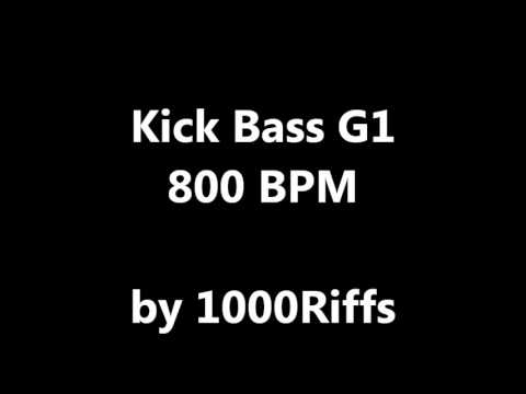 Kick Bass Drum G1 : 800 BPM - Beats Per Minute