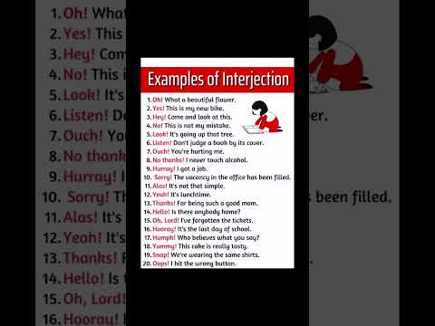 Examples of interjection 👊🔥|#communicationskills #learningenglishwith #shortvideo #learningenglish
