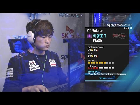 [SPL2015] Flash(KT) vs Dark(SKT) Set3 King Sejong Station -EsportsTV, SPL2015