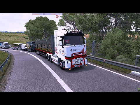 ETS2 1.46 MAP COMBO | Renault T DTI-13 Sound | (E) Madrid - Pamplona | 2K 1440p