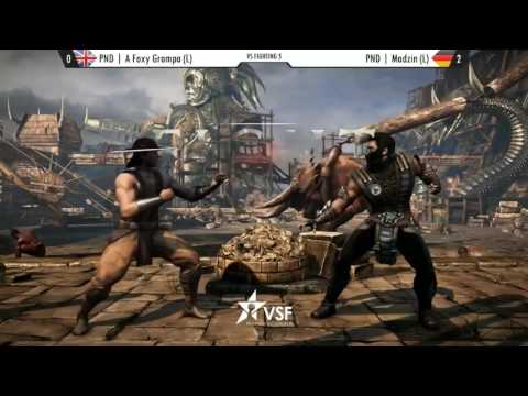 Mortal Kombat X VSF Final A Foxy Grampa VS Madzin England MKX Tournament