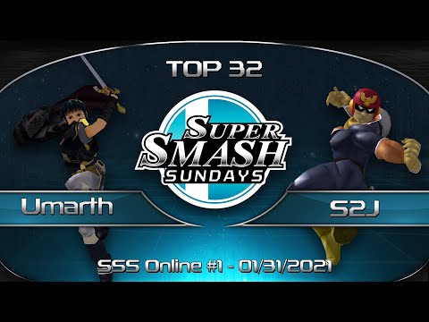 Super Smash Sundays Online #1 Umarth (Marth) vs. S2J (Falcon) - SSBM Singles Top 32