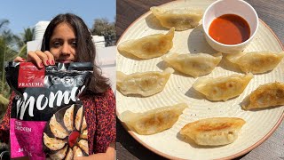 Prasuma Desi Chicken Pan Fried Momos | Story time - shopkeeper ne bezzati kar di 🤦‍♀️
