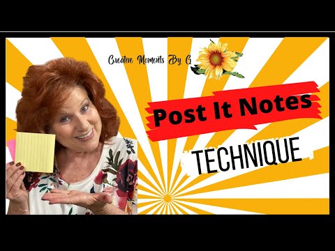Post It Notes Technique