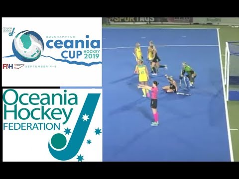 Highlights Oceania Cup womens Hockey Day 1. New Zealand 3 Australia 1.