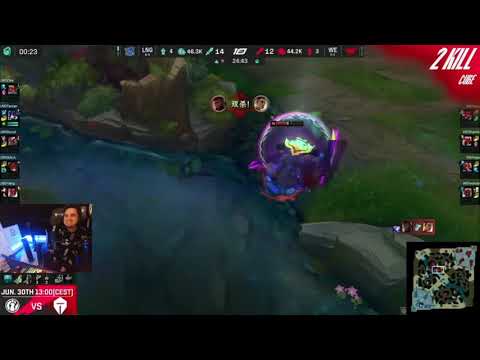 IWDominate Reacts to Gala Baron teamfight