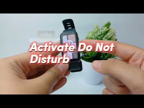 How to enable Do Not Disturb Mode on HUAWEI Band 8