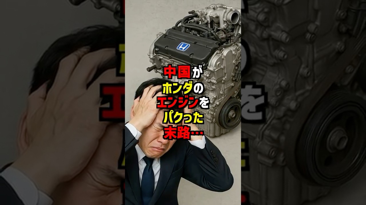 中国がホンダのエンジンをパクった末路… #海外の反応 #shorts