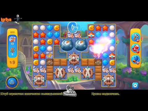 Fishdom level 8110, 8111, 8112 / Фишдом уровень 8110, 8111, 8112