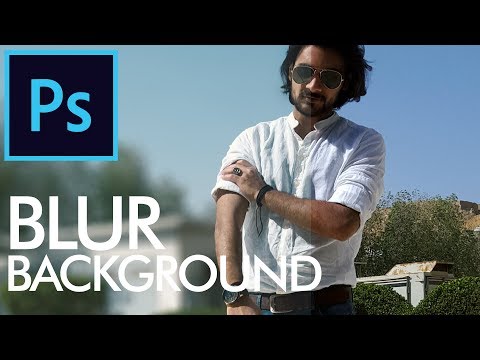 How to Blur Background in Adobe Photoshop - Urdu / Hindi