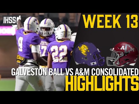 Galveston Ball vs. A&M Consolidated Game Highlights | Intense Playoff Showdown