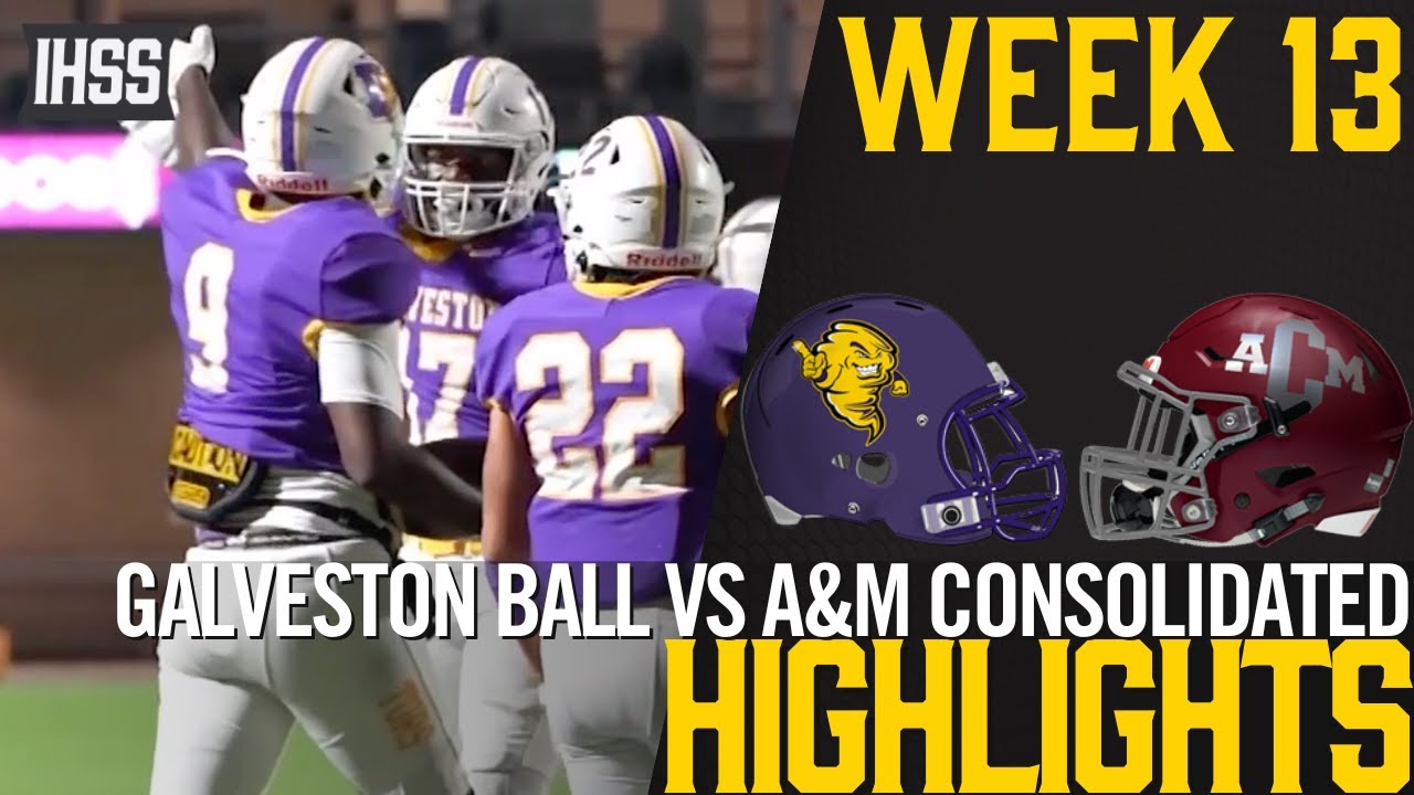 Galveston Ball vs. A&M Consolidated Game Highlights | Intense Playoff Showdown