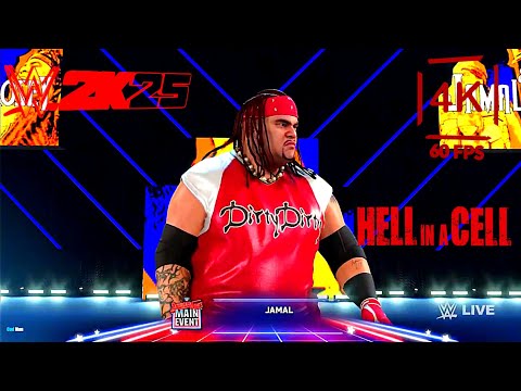 Wwe 2k25 | Roman Reigns vs Jamal | Hell in a Cell | 4k60Fps | ⭐⭐
