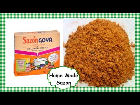 How to make Sazon Seasoning Spice ~ Homemade Sazon Recipe Video