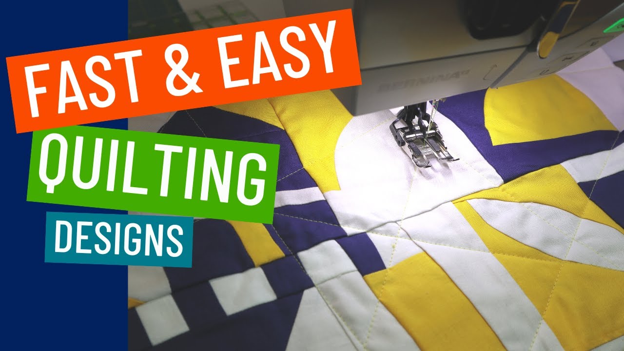 🏅 🥳 10 Fast & Easy Quilting Designs - Finish Your Quilt