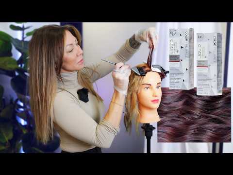 how to: DARK CHERRY COLA hair color from Sally's + filler