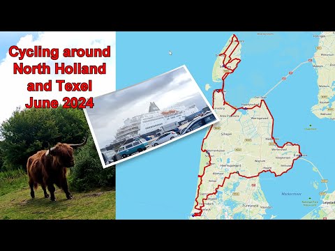 Cycling Holiday Tour around North Holland and Texel - June 2024 - sun, rain and wind - great fun