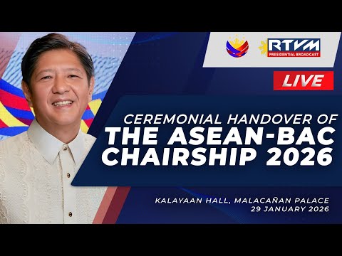 Ceremonial Handover of the ASEAN-BAC Chairship 2026 01/29/2026
