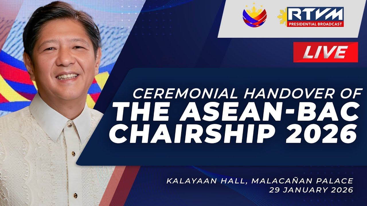 Ceremonial Handover of the ASEAN-BAC Chairship 2026 01/29/2026