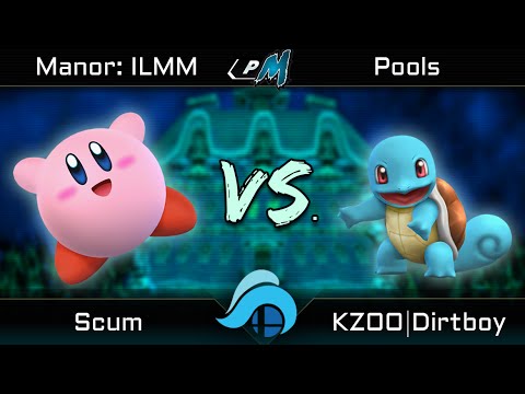 Manor Smash Project M Pools - Scum (Kirby) vs. Kzoo | Dirtboy (Squirtle)