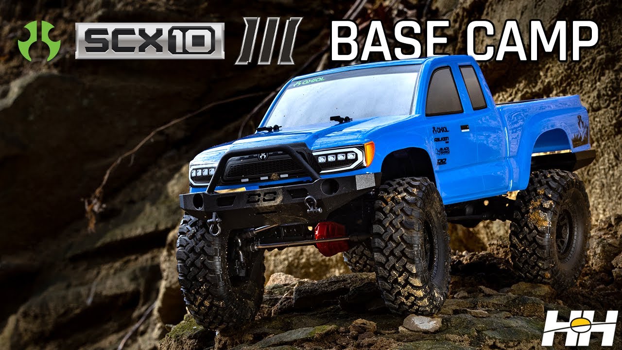RC auto Axial SCX10 III Base Camp 4WD 1:10 RTR, šedá