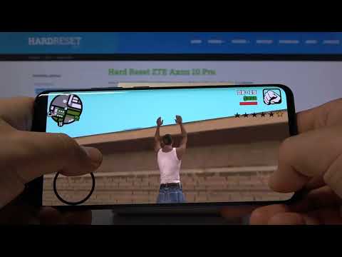 GTA San Andreas gameplay on ZTE Axon 10 Pro - Performance Checkup & Game Settings