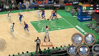 NBA 2K25 Mobile on iPhone 16 Pro Max: New York Knicks vs Boston Celtics (Ultra High Graphics)