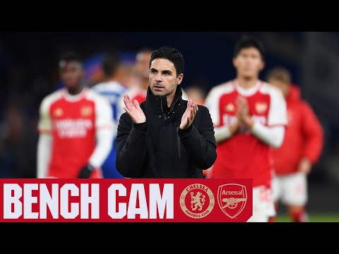 BENCH CAM | Chelsea 2-2 Arsenal (2-2) | Rice and Trossard secure comeback point at Stamford Bridge
