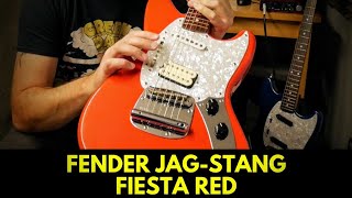 Video thumbnail for Fender Jag-Stang Fiesta Red Review Kurt Cobain by The Guitar Manifesto