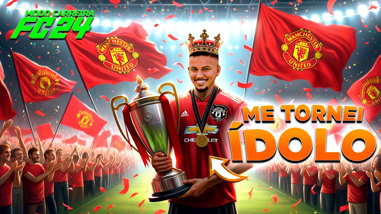 MODO CARREIRA DO CADUH NO MANCHESTER UNITED COMPLETO no FIFA23 |  O FILME do CADUH TREM !!