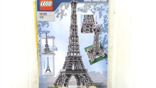 preview picture of video 'LEGO Large Scale Models - Eiffel Tower 1:300 - Review - Set: 10181'