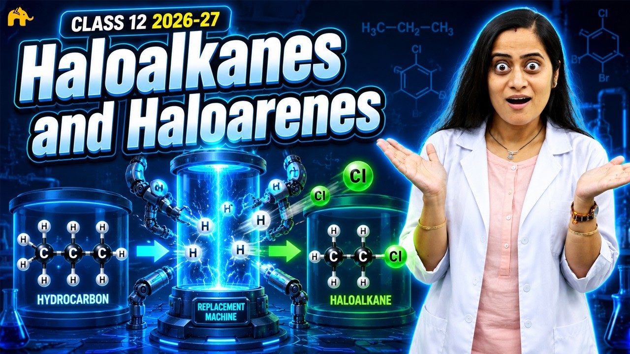 Haloalkanes and Haloarenes Class 12 Chemistry One Shot | New NCERT Chapter 6  CBSE | Full chapter