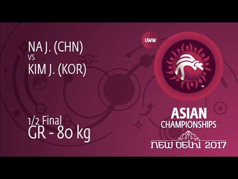 1/2 GR - 80 kg: J. KIM (KOR) df. J. NA (CHN), 2-1