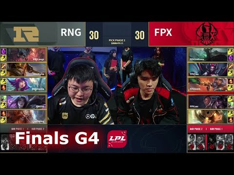 RNG vs FPX - Game 4 | Finals S9 LPL Summer 2019 | Royal Never Give Up vs FunPlus Phoenix G4