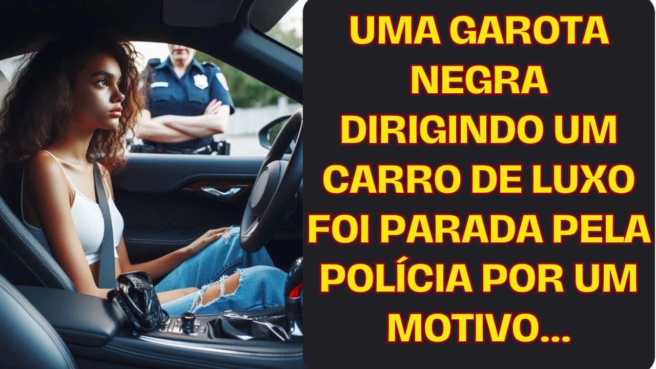 Uma garota negra dirigindo um carro de luxo foi parada pela polícia por um motivo...