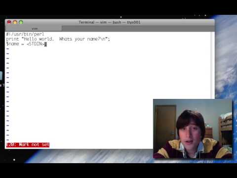 Perl Lesson 1 (Summer Programing Course)