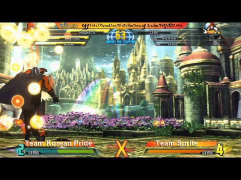 CrossXover Japan Relief Charity - MvC3 - Team Korean Pride vs Team Sprite (Set 1)