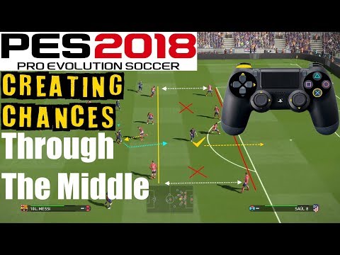 PES 2018 | CHANCE CREATION Tutorial | Through the Middle