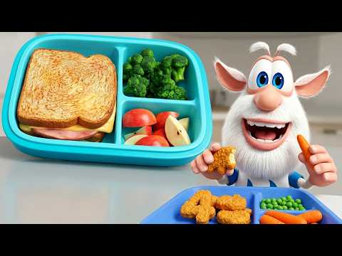 Booba 🍎 Snacks in der Schule Teilen 🍪 Lustige Cartoons für Kinder