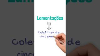Do que fala o livro de Lamentações? #estudobiblico #resumobíblico #lamentações