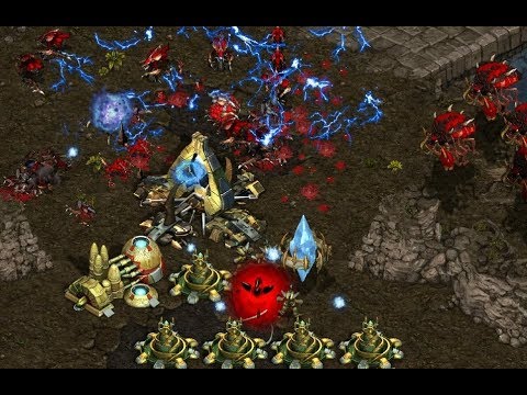 Shuttle (P) v Terror (Z) on Fighting Spirit - StarCraft  - Brood War REMASTERED