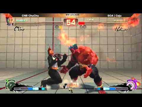 WW Arcade MadCatz - USF4 - SOA|Caju vs CNB ChuChu (Grand Final)