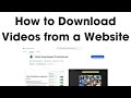 How To Download Videos From Any Website For Free Video Downloader Professional Tutorial