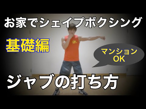 ジャブの打ち方【マンションOK】お家でシェイプボクシング！基礎編