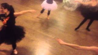 coeur volant rehearsal w/ tutu