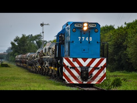 ¡G22/7748 Con un tren vacío próximo a Juárez Celman,Córdoba!